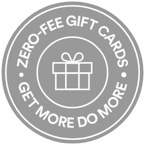 Zero Fee Gift Cards